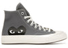 Converse Chuck Taylor All Star 70 Hi Comme des Garcons PLAY Grey - Steel Gray/Egret/Black - 171847C/A08793C