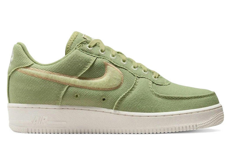Nike Air Force 1 Low Dusty Olive Canvas - Dusty Olive/Olive Aura/Hemp/Phantom - HV1204-300