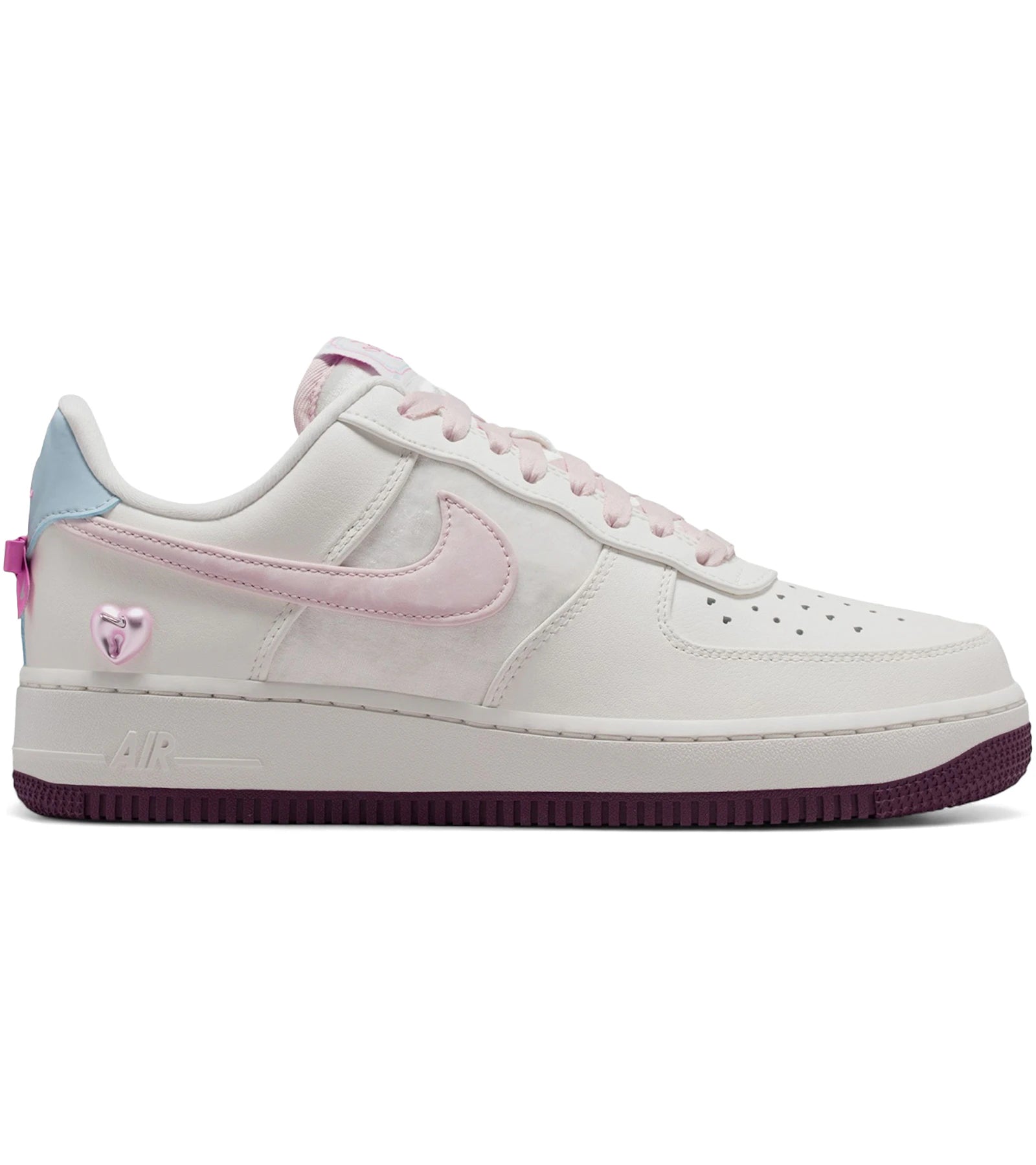 Nike Air Force 1 Low Valentines Day (2026) - Sail/Silt Red/Sail/Light Armory Blue/Peony/Burgundy Crush - IQ4937-161