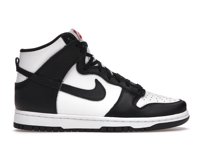 Nike Dunk High Panda (2021) (Women's) - Black/White-University Red - DD1869-103