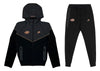 Nike Sportswear x Central Cee Tech Fleece Hoodie & Joggers Set Black/Metallic Red Bronze - HQ3749-010