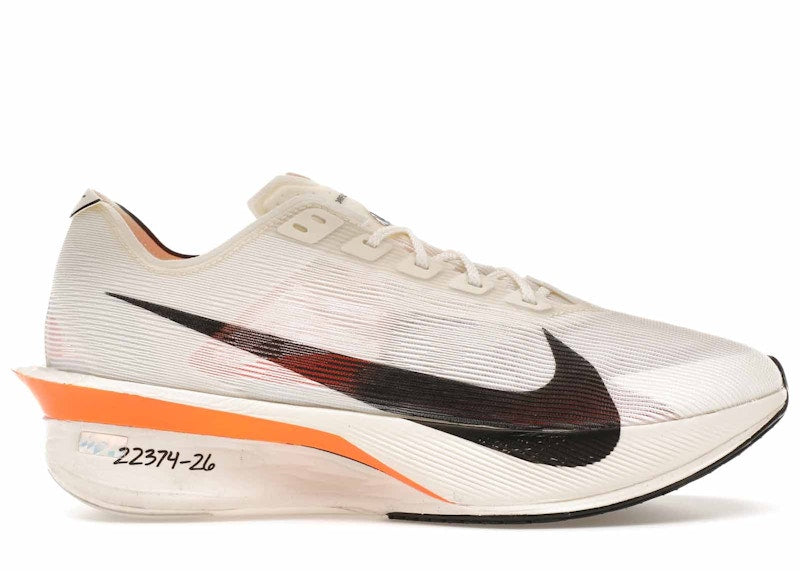 Nike ZoomX Vaporfly Next% 4 Proto - Sail/Total Orange-White-Black - HF6413-100