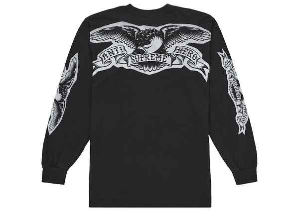 Camiseta de manga larga Supreme Antihero Eagle negra