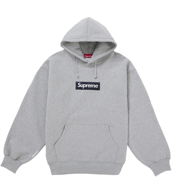 Supreme Box Logo Hooded Sweatshirt Fw25 Heather Grey - supreme-box-logo-hooded-sweatshirt-fw25-heather-grey