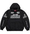 Supreme Football Zip Up Hooded Sweatshirt Fw25 Black - supreme-football-zip-up-hooded-sweatshirt-fw25-black