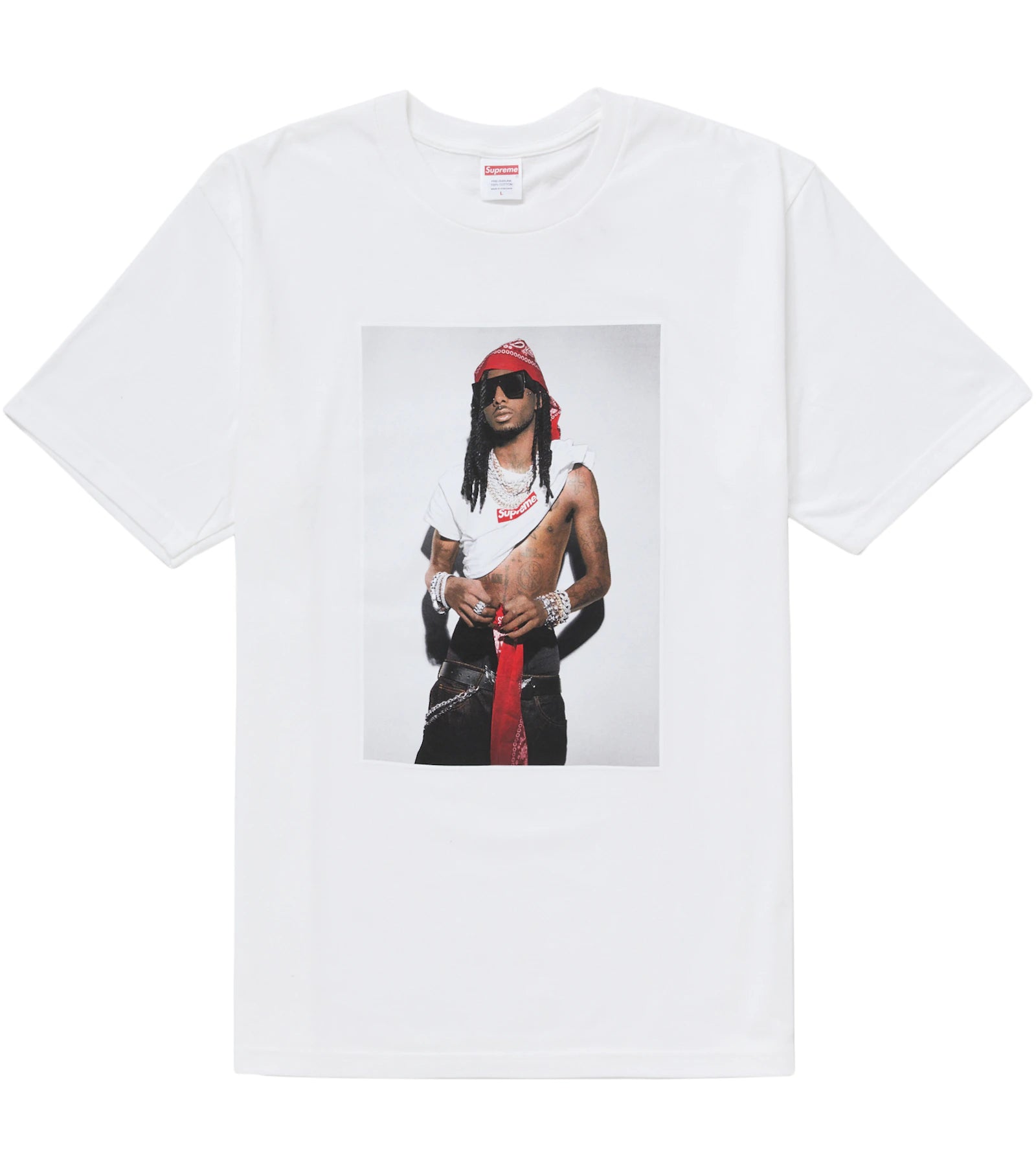 Supreme Playboi Carti Tee White - supreme-playboi-carti-tee-white - 01