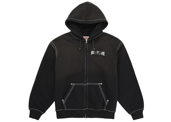 Sudadera con capucha y cremallera Supreme True Religion, otoño/invierno 2025, color negro