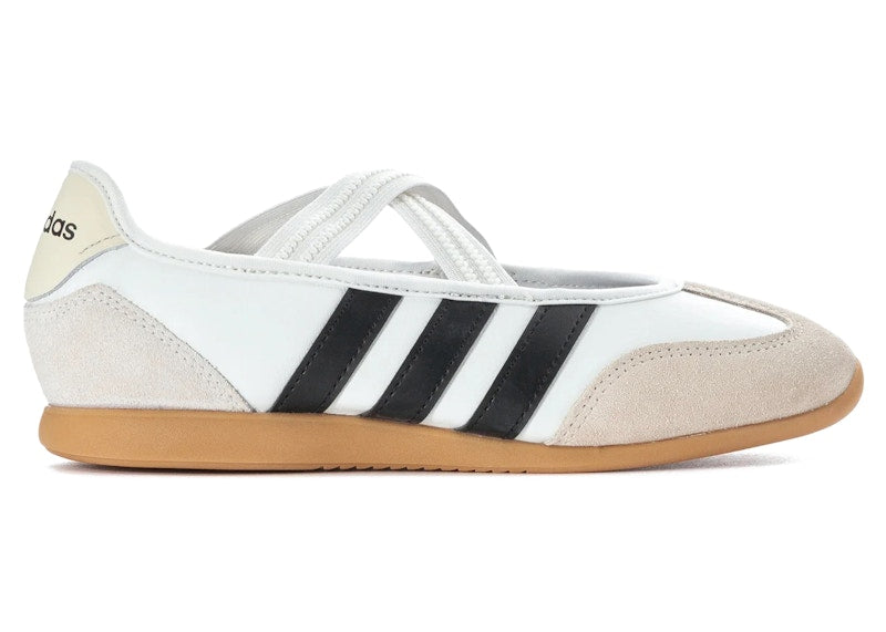 Adidas Barreda Mary Jane White Black Gum Womens - White/Black/Gum - JQ2127