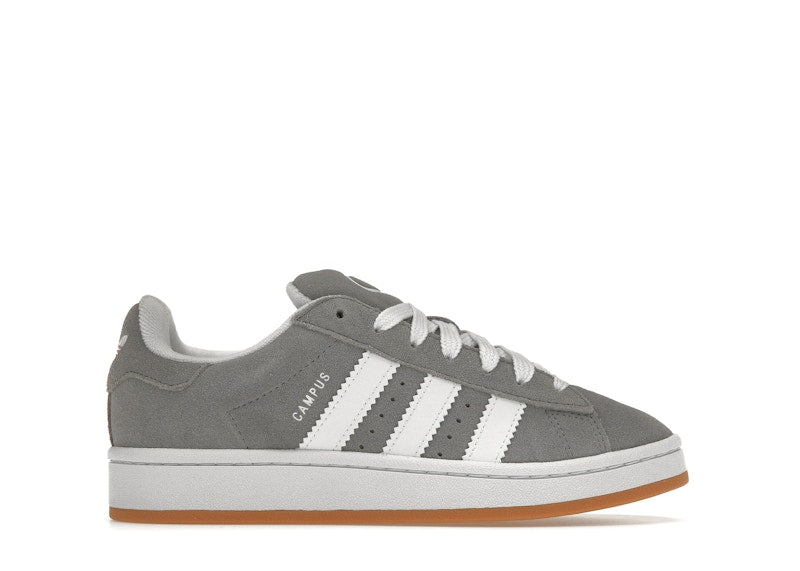 adidas Campus 00s Grey Gum (Kids) - Grey Three/Cloud White/Cloud White - HQ6507