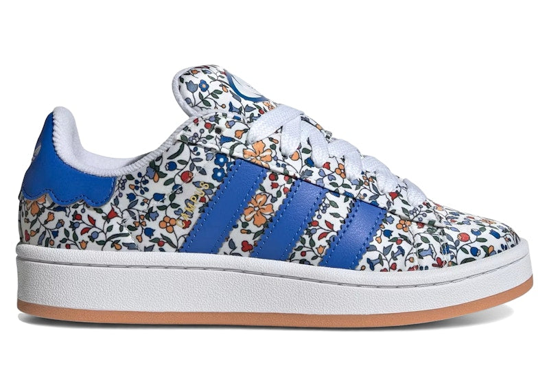 adidas Campus 00s Liberty London Blue Floral (GS) - Blue/Blue/Off White - JS3805