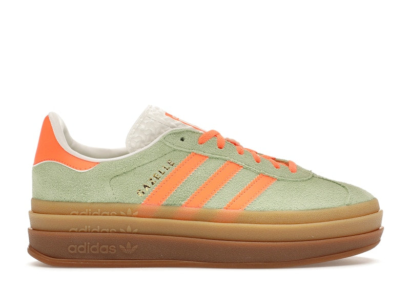 Adidas Gazelle Bold Semi Green Spark - Semi Green Spark/Screaming Orange / Core White - IH7495