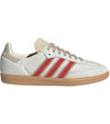 Adidas Samba OG Pony Hair Wonder Beige Better Scarlet - Wonder Beige/Cream White/Better Scarlet - JS3935