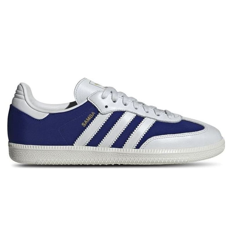 Adidas Samba OG Crystal White Royal Blue - Crystal White/Crystal White/Royal Blue - JI3203