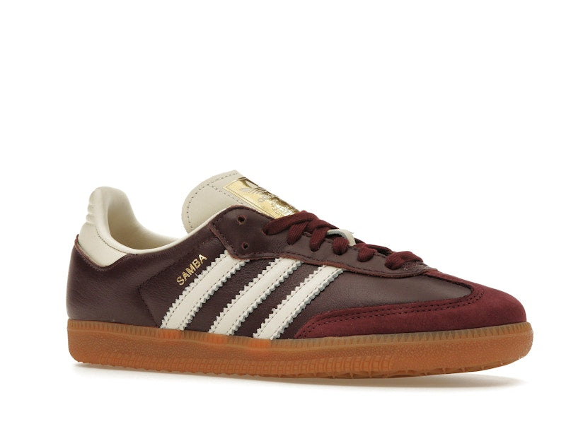 Adidas Samba OG Maroon Gold Metallic - Ansicht 4