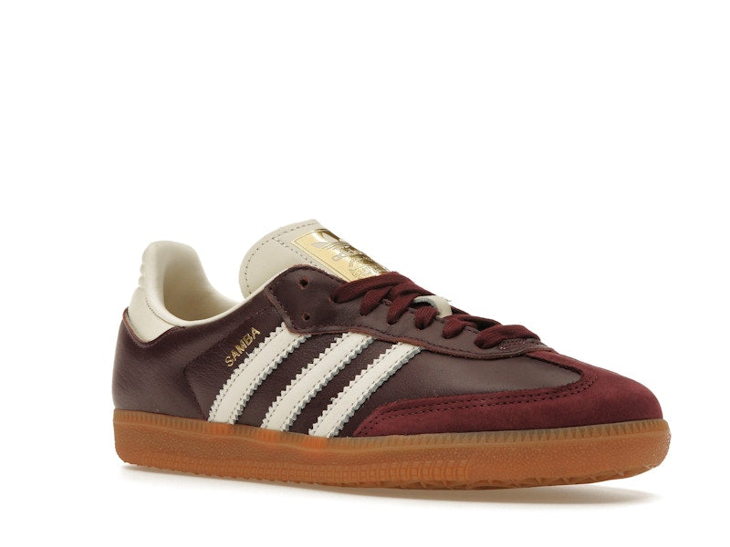Adidas Samba OG Maroon Gold Metallic - Ansicht 6