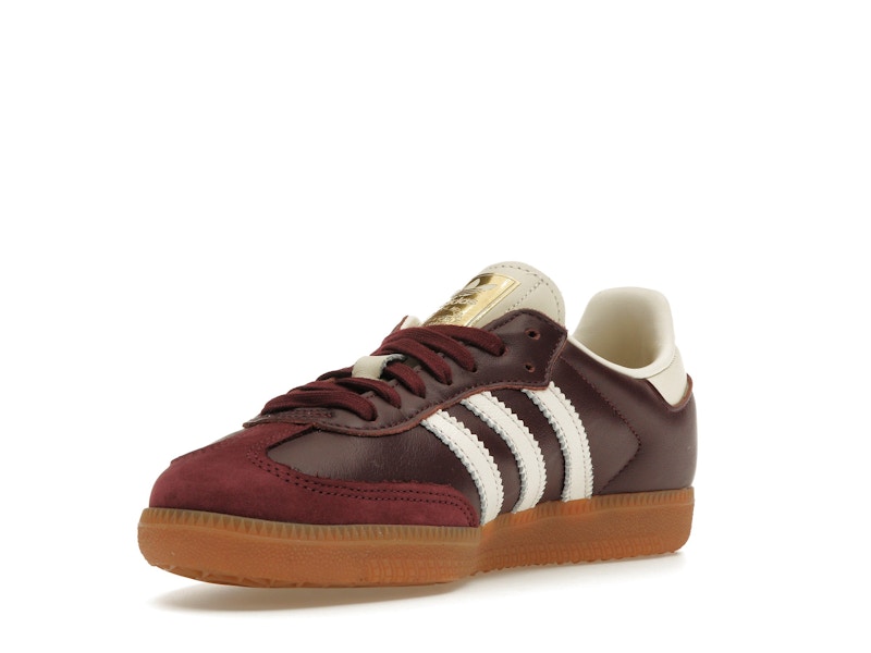 Adidas Samba OG Maroon Gold Metallic - Ansicht 14