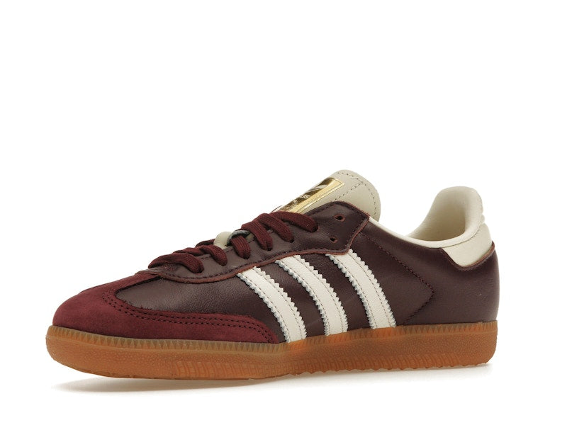 Adidas Samba OG Maroon Gold Metallic - Ansicht 16