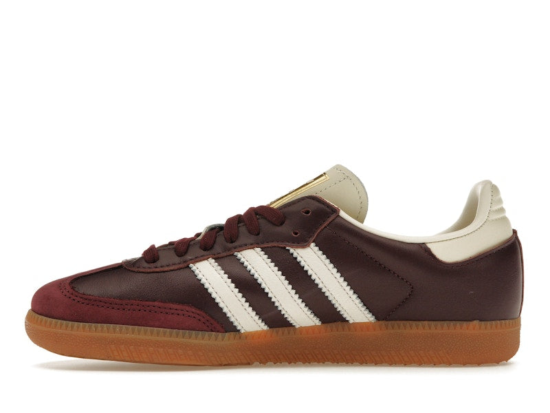 Adidas Samba OG Maroon Gold Metallic - Ansicht 19