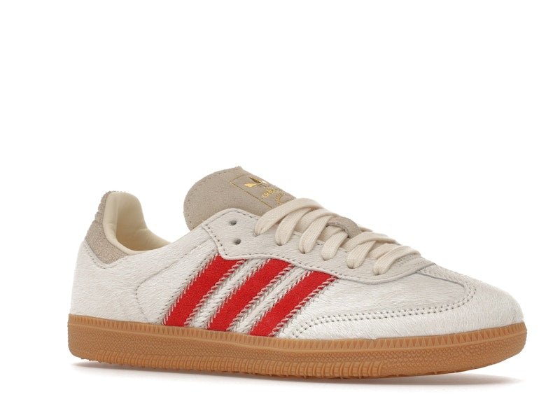 Adidas Samba OG Pony Hair Wonder Beige Better Scarlet - weergave 4