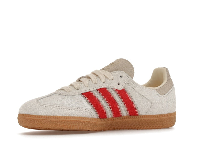 Adidas Samba OG Pony Hair Wonder Beige Better Scarlet - weergave 16