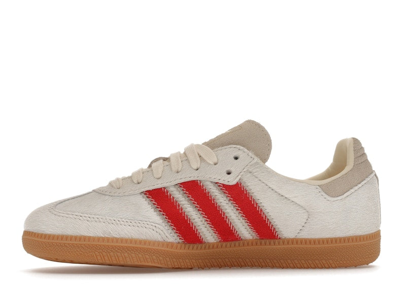 Adidas Samba OG Pony Hair Wonder Beige Better Scarlet - weergave 18