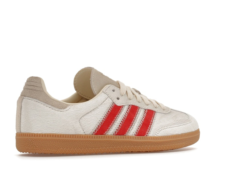 Adidas Samba OG Pony Hair Wonder Beige Better Scarlet - weergave 34