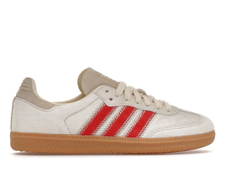 Adidas Samba OG Pony Hair Wonder Beige Better Scarlet - weergave 36