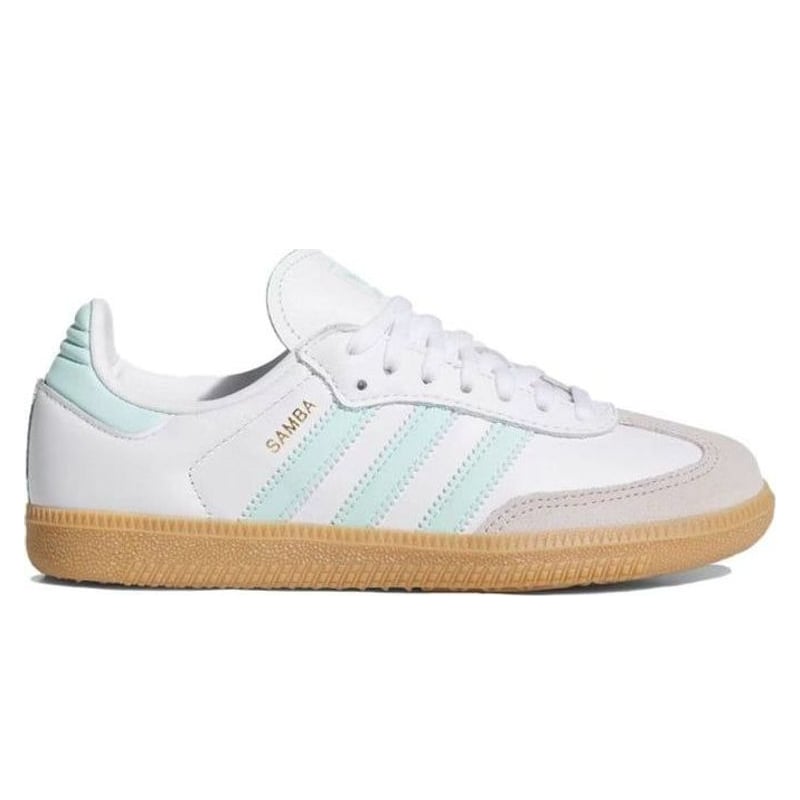 Adidas Samba Og White Semi Flash Aqua (GS) - Cloud White/Semi Flash Aqua/Gum - JP5481