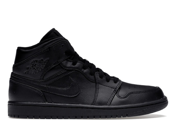 Air Jordan 1 Mid Triple Black (2022)