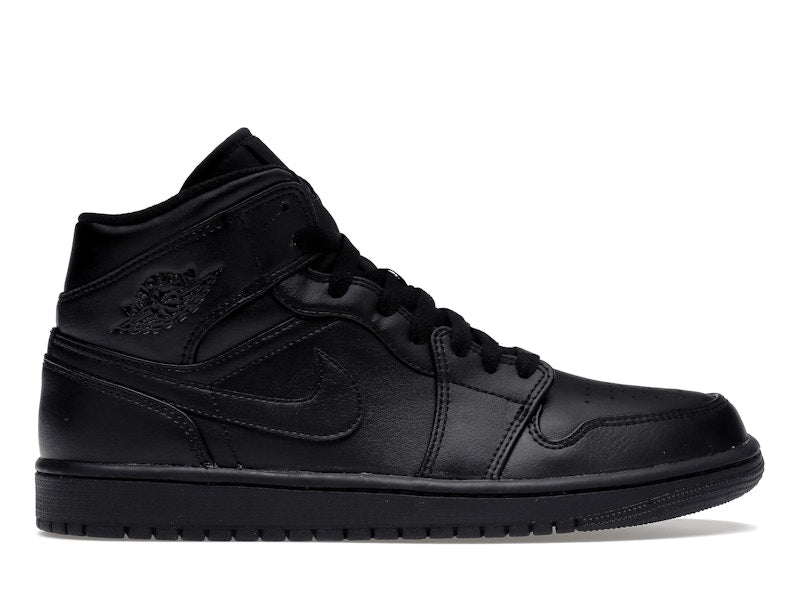 Air Jordan 1 Mid Triple Black (2022) - weergave 1