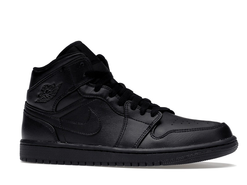 Air Jordan 1 Mid Triple Black (2022) - weergave 3