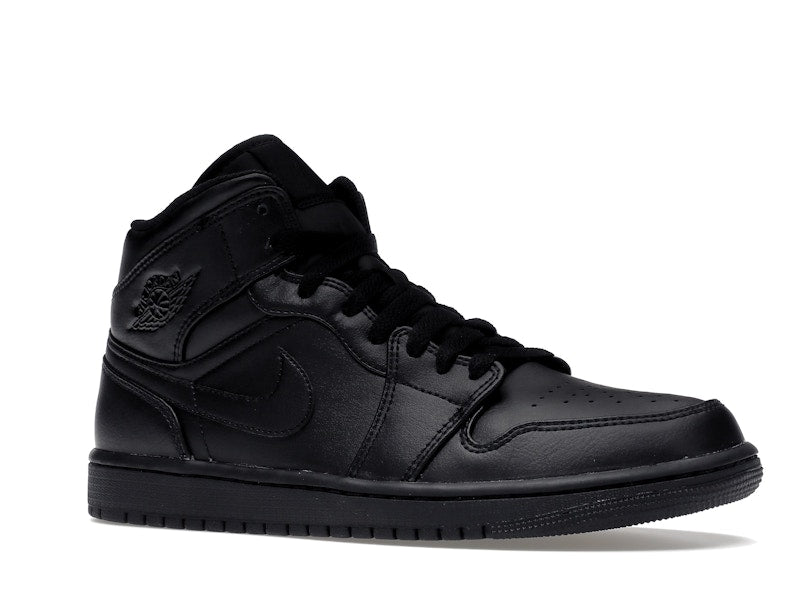 Air Jordan 1 Mid Triple Black (2022) - weergave 4
