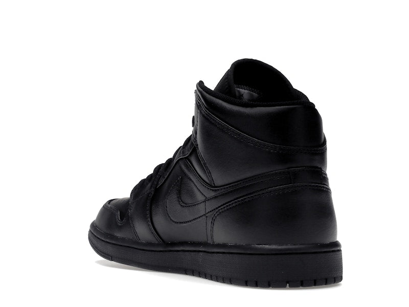 Air Jordan 1 Mid Triple Black (2022) - weergave 25