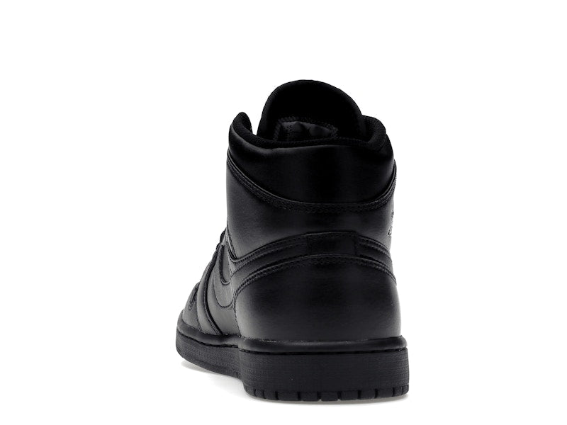 Air Jordan 1 Mid Triple Black (2022) - weergave 27