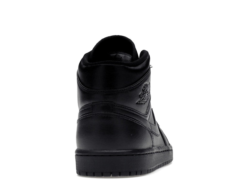Air Jordan 1 Mid Triple Black (2022) - weergave 29