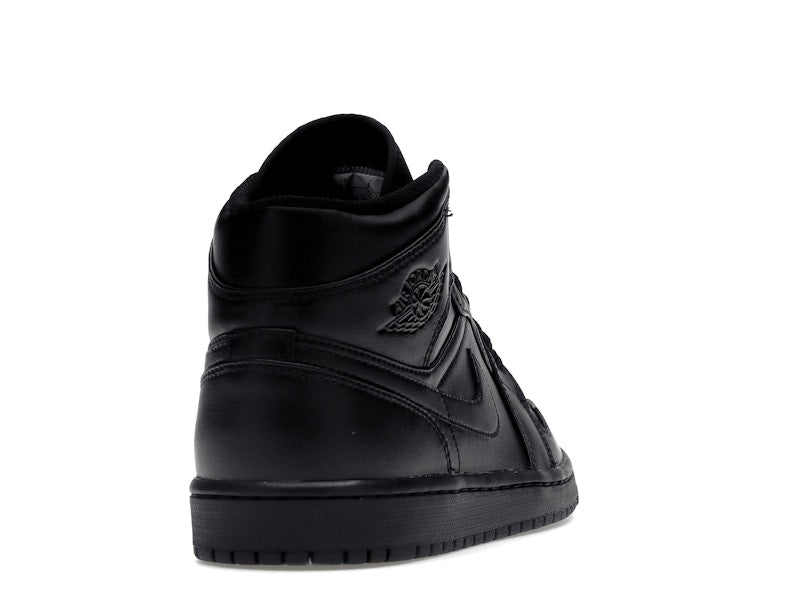 Air Jordan 1 Mid Triple Black (2022) - weergave 30