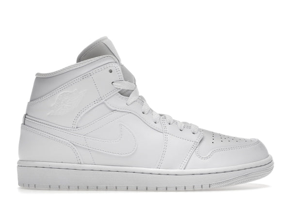 Air Jordan 1 Mid Triple White (2022)