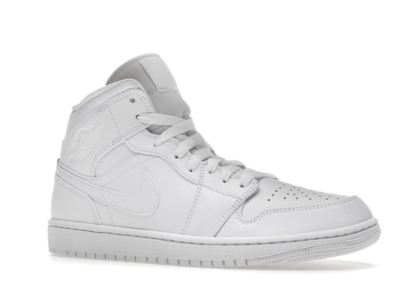 Air Jordan 1 Mid Triple White (2022) - weergave 4