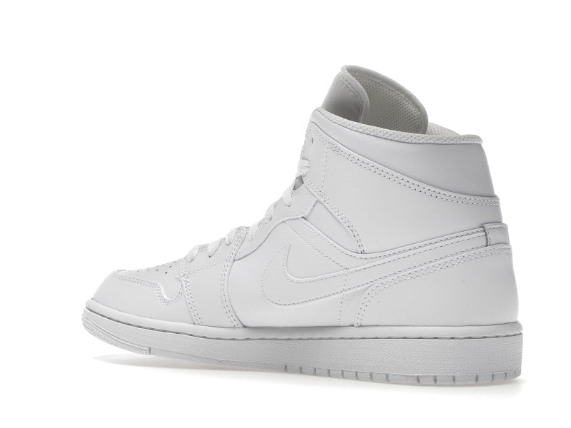 Air Jordan 1 Mid Triple White (2022) - weergave 23