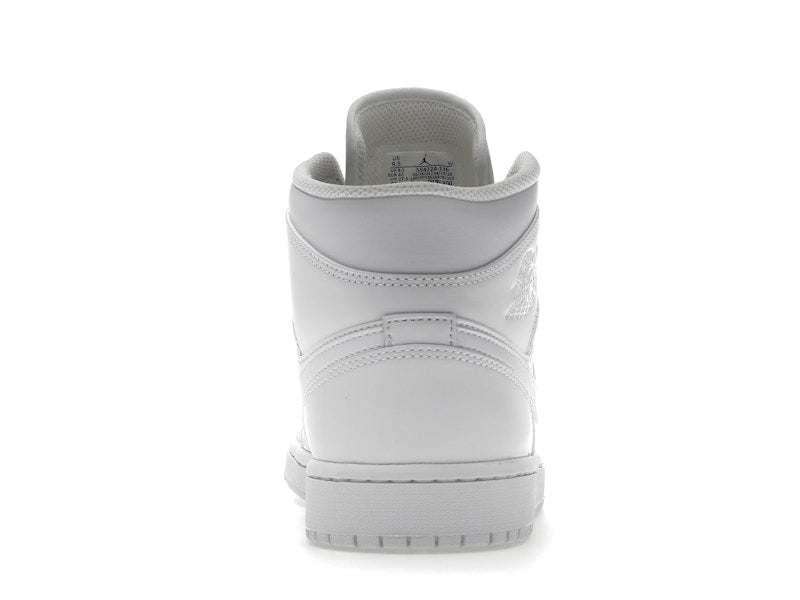 Air Jordan 1 Mid Triple White (2022) - weergave 28