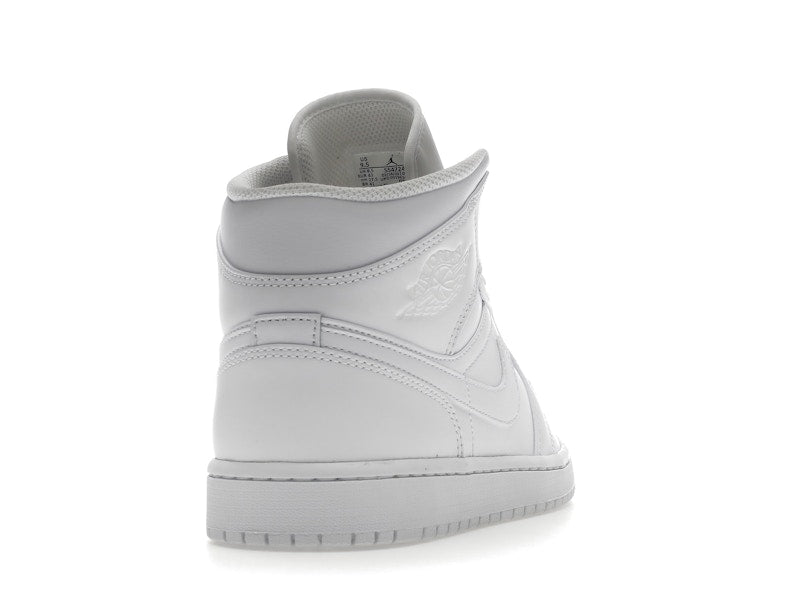 Air Jordan 1 Mid Triple White (2022) - weergave 30