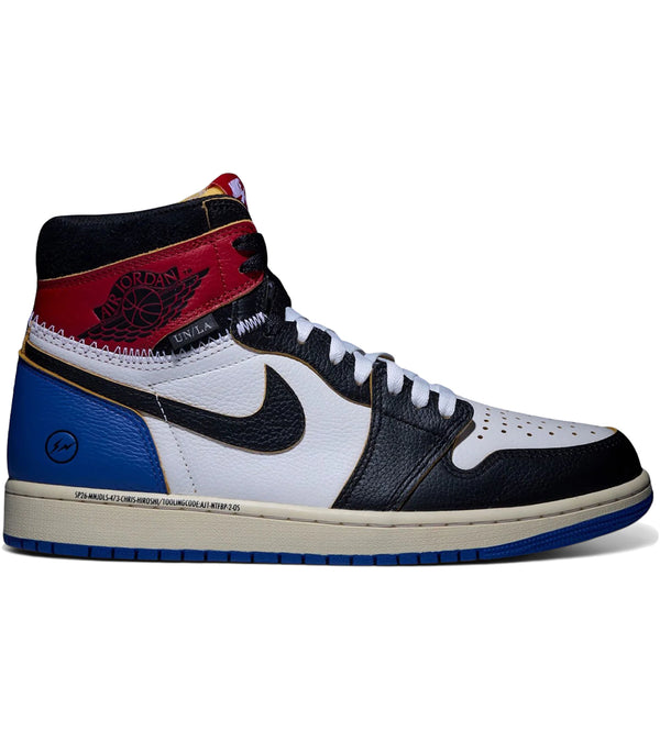 Air Jordan 1 Retro High OG SP Fragment X Union La Varsity Red Sport Royal - Black/White/Varsity Red/Sport Royal - IO7847-002