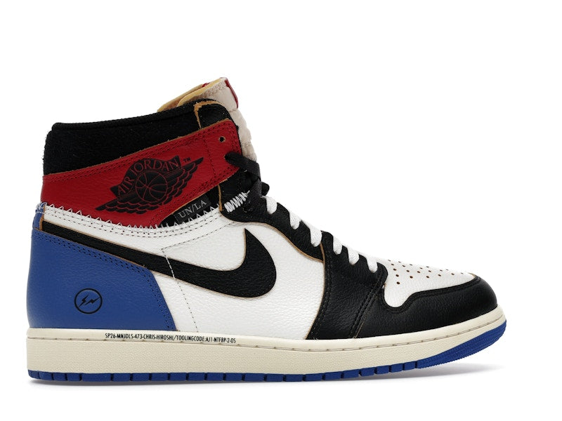 Air Jordan 1 Retro High OG SP Fragment X Union La Varsity Red Sport Royal - Ansicht 35