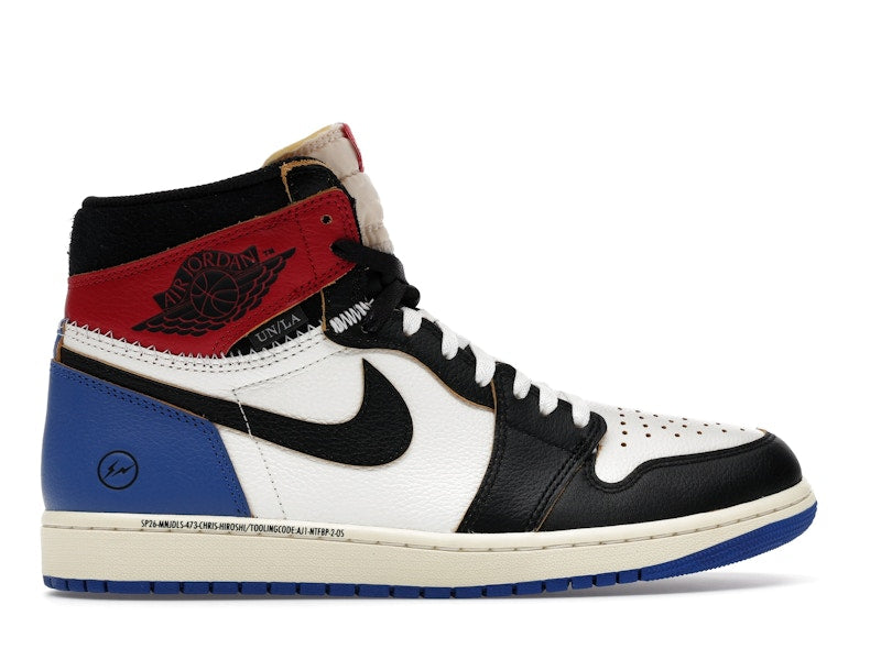 Air Jordan 1 Retro High OG SP Fragment X Union La Varsity Red Sport Royal - Ansicht 36