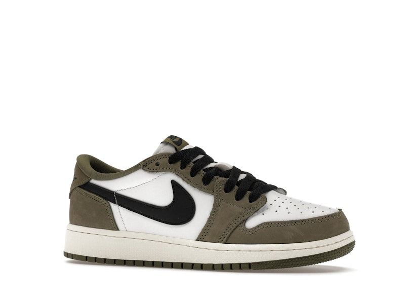 Air Jordan 1 Retro Low OG Medium Olive (GS) - vista 3