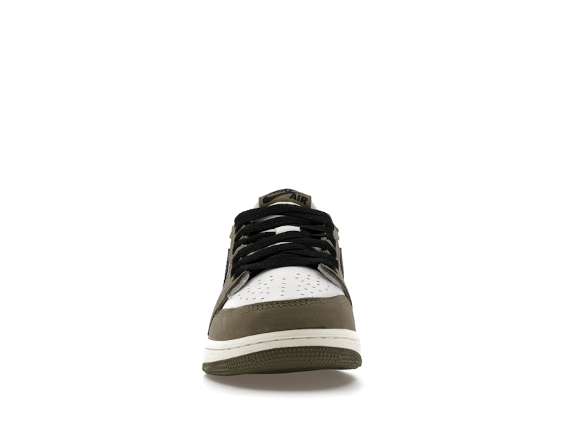 Air Jordan 1 Retro Low OG Medium Olive (GS) - vista 10