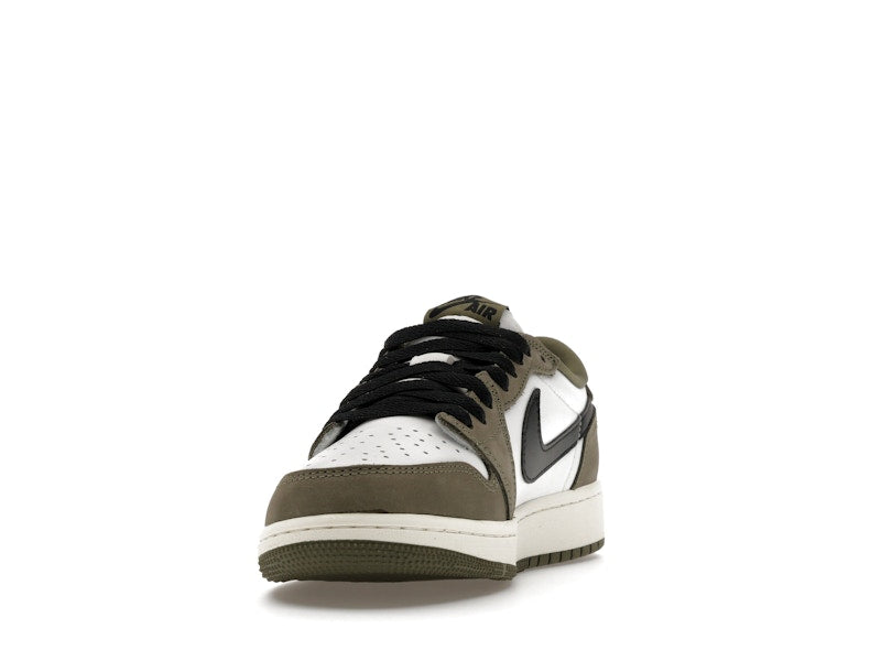 Air Jordan 1 Retro Low OG Medium Olive (GS) - vista 12