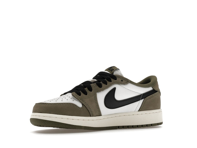 Air Jordan 1 Retro Low OG Medium Olive (GS) - vista 16