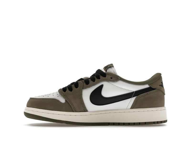 Air Jordan 1 Retro Low OG Medium Olive (GS) - vista 20