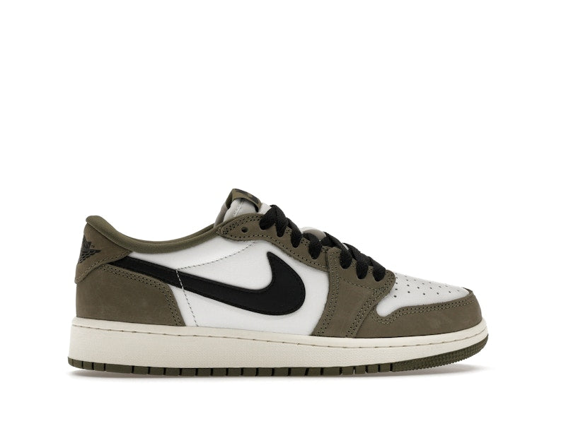 Air Jordan 1 Retro Low OG Medium Olive (GS) - vista 36